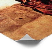 Poster Texas Cowboy, vers 1890 (huile sur toile) (Coin)