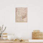 Poster Texas et Oklahoma (Cuisine)