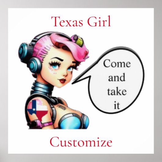 Poster Texas Girl Thunder_Cove (Devant)