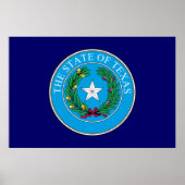 Poster Texas Great Seal (Devant)