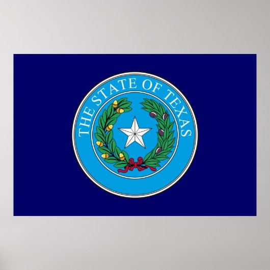 Poster Texas Great Seal (Devant)