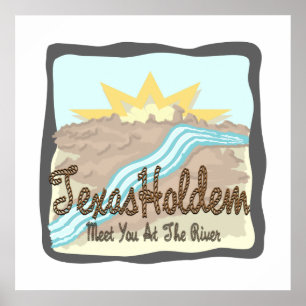 Poster Texas Holdem:Meet You At the River