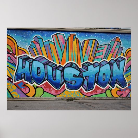 Poster Texas - Houston Street (Devant)