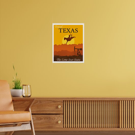 Poster Texas, l'État de la Lone Star, (Salon 2)