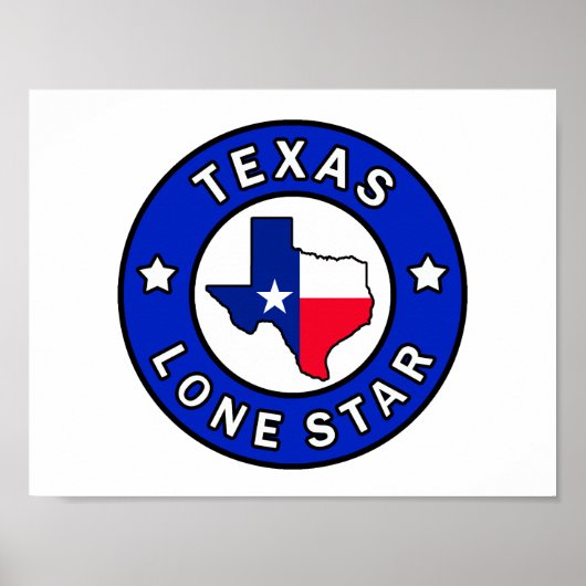 Poster Texas Lone Star (Devant)