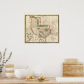 Poster Texas, Par David H Burr (Cuisine)