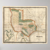 Poster Texas, Par David H Burr (Devant)