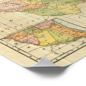 Poster Texas par Rand McNally (Coin)