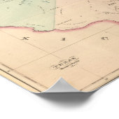 Poster Texas, partie occidentale (Coin)