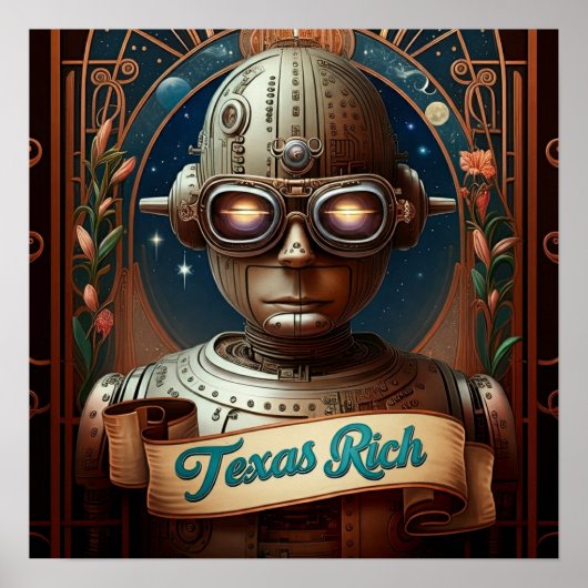 Poster Texas Rich - Visionnaire Steampunk (Devant)
