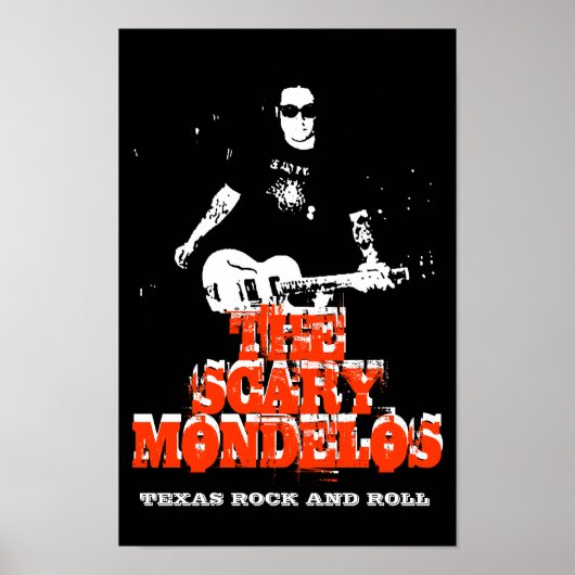 Poster Texas Rock en Roll (Voorkant)