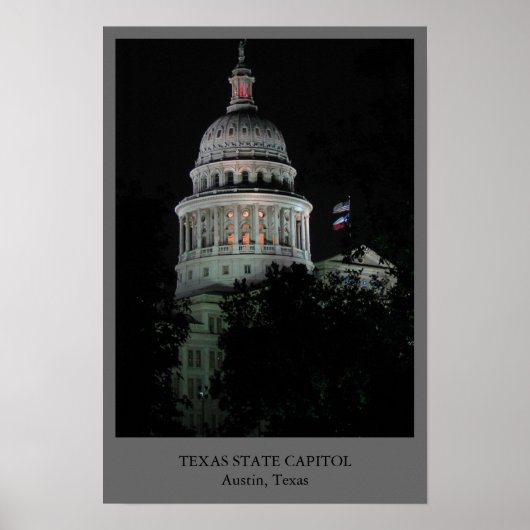 Poster Texas State Capitol (Devant)