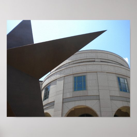 Poster Texas State Star & Texas State Museum (Devant)