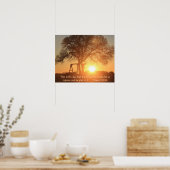 Poster Texas Sunrise avec vers de Psaume 118:24 (Cuisine)