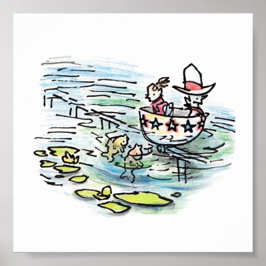 Poster Texas Teacup Ride Print (Devant)