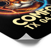 Poster Texas Total Solar Eclipse 2024 (Coin)