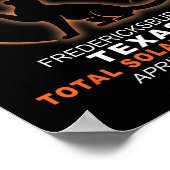 Poster Texas Total Solar Eclipse 2024 (Coin)