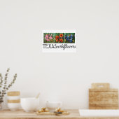 poster "Texas Wildflower" 16,5 x 11 inch (Keuken)
