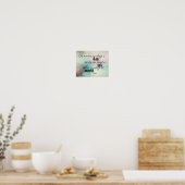 Poster texte de citation Bouddha inspirant aquarelle (Cuisine)