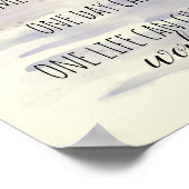 Poster texte de citation Bouddha inspirant aquarelle (Coin)