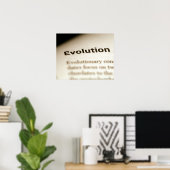 Poster Texte de l'évolution sur la page (Bureau à domicile)
