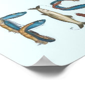 Poster Texte de pêche (Coin)