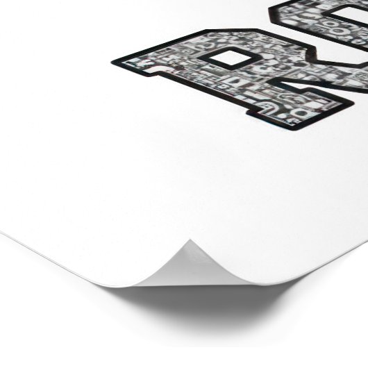 Poster Texte de Robot (Coin)
