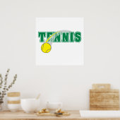 Poster texte de tennis (Cuisine)