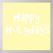 Poster texte des jours heureux (Devant)