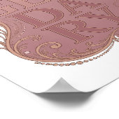 Poster Texte en 3D LEGENDAIRE frappant l'or Art (Coin)
