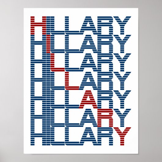 Poster texte hillary clintonPierres (Devant)