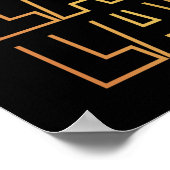 Poster texte Lacrosse (Coin)