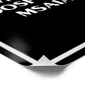 Poster Texte léger de l'arceau textuel pour les amateurs  (Coin)