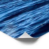 Poster Texte PAIX Sur Blue Lake Michigan (Coin)