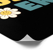Poster Texte Personnalisé À Mon Époque (Coin)