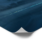 Poster Texte personnalisé Aurora Borealis (Coin)