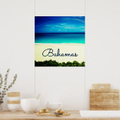 Poster Texte personnalisé de voyage exotique (Cuisine)