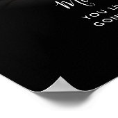 Poster Texte personnalisé Hommage photo Imprimer (Coin)