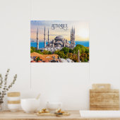 Poster Texte personnalisé Istanbul (Cuisine)