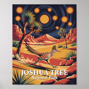 Poster Texte personnalisé Joshua Tree faune Grand Géocouc