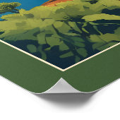 Poster Texte personnalisé Madeira Portugal (Coin)