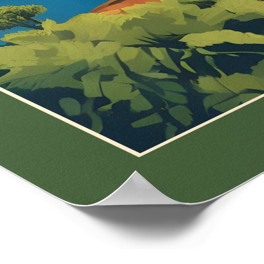 Poster Texte personnalisé Madeira Portugal (Coin)