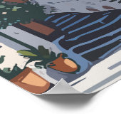 Poster Texte personnalisé Monténégro (Coin)