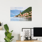 Poster Texte personnalisé Monténégro (Bureau à domicile)