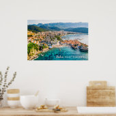 Poster Texte personnalisé Monténégro (Cuisine)