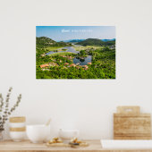 Poster Texte personnalisé Monténégro (Cuisine)