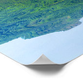 Poster Texte personnalisé Monténégro (Coin)