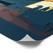 Poster Texte personnalisé Portugal (Coin)