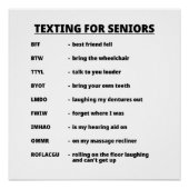 POSTER TEXTE POUR LES AÎNÉS (Devant)