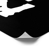 Poster Texte usé et rayé Workout 247365 blanc (Coin)